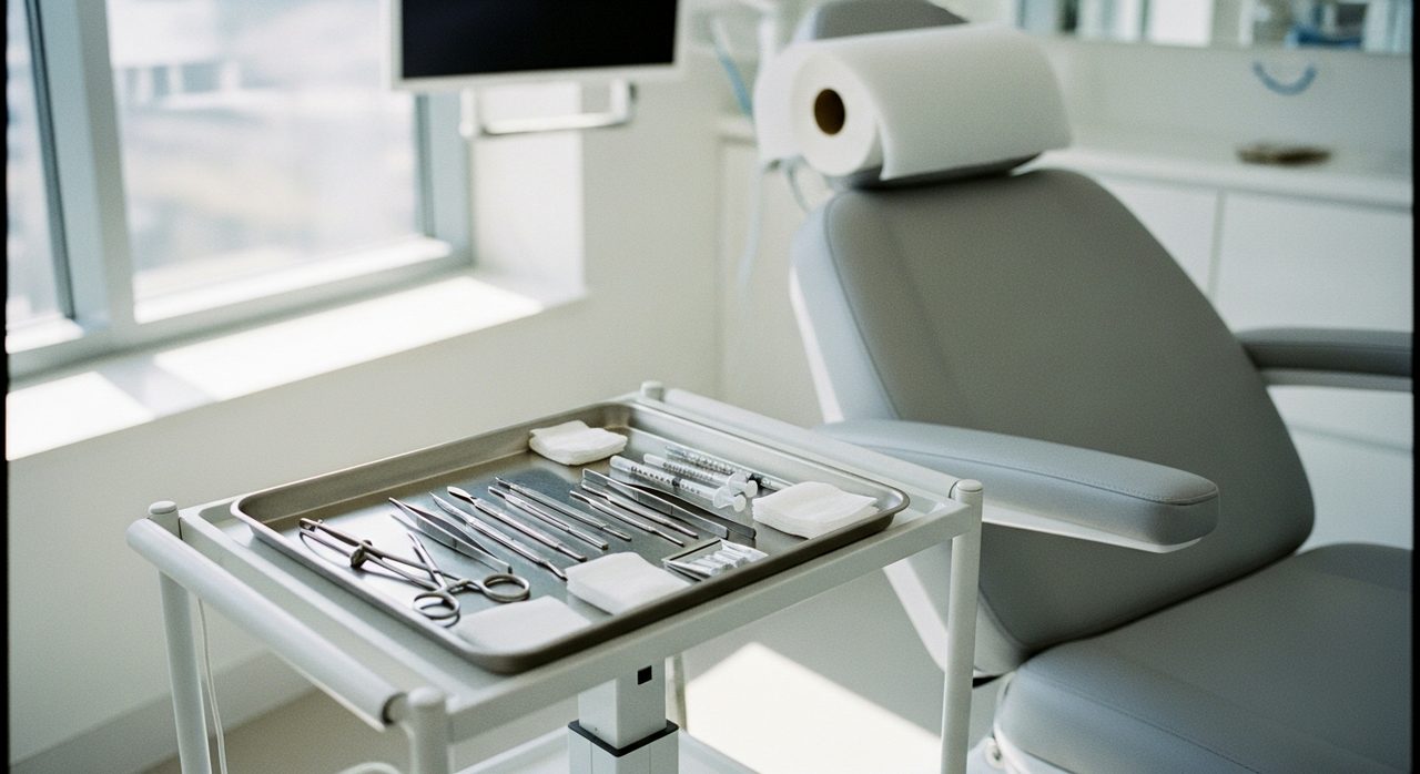 Modern treatment space ready for cosmetic dermatology services
