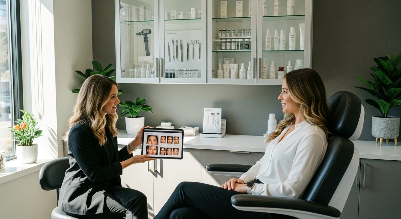 Meaningful consults: provider and client discussing options