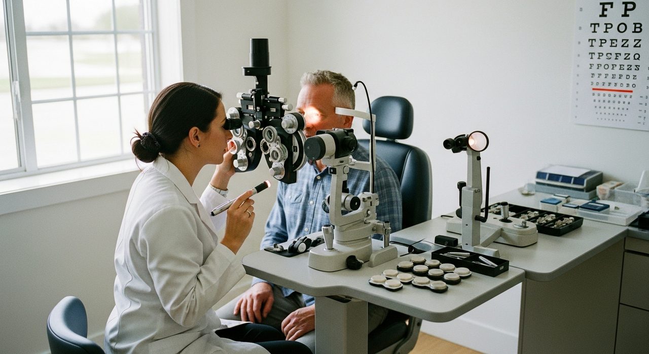 Clear, professional eye exams turn new patients into repeat visitors.