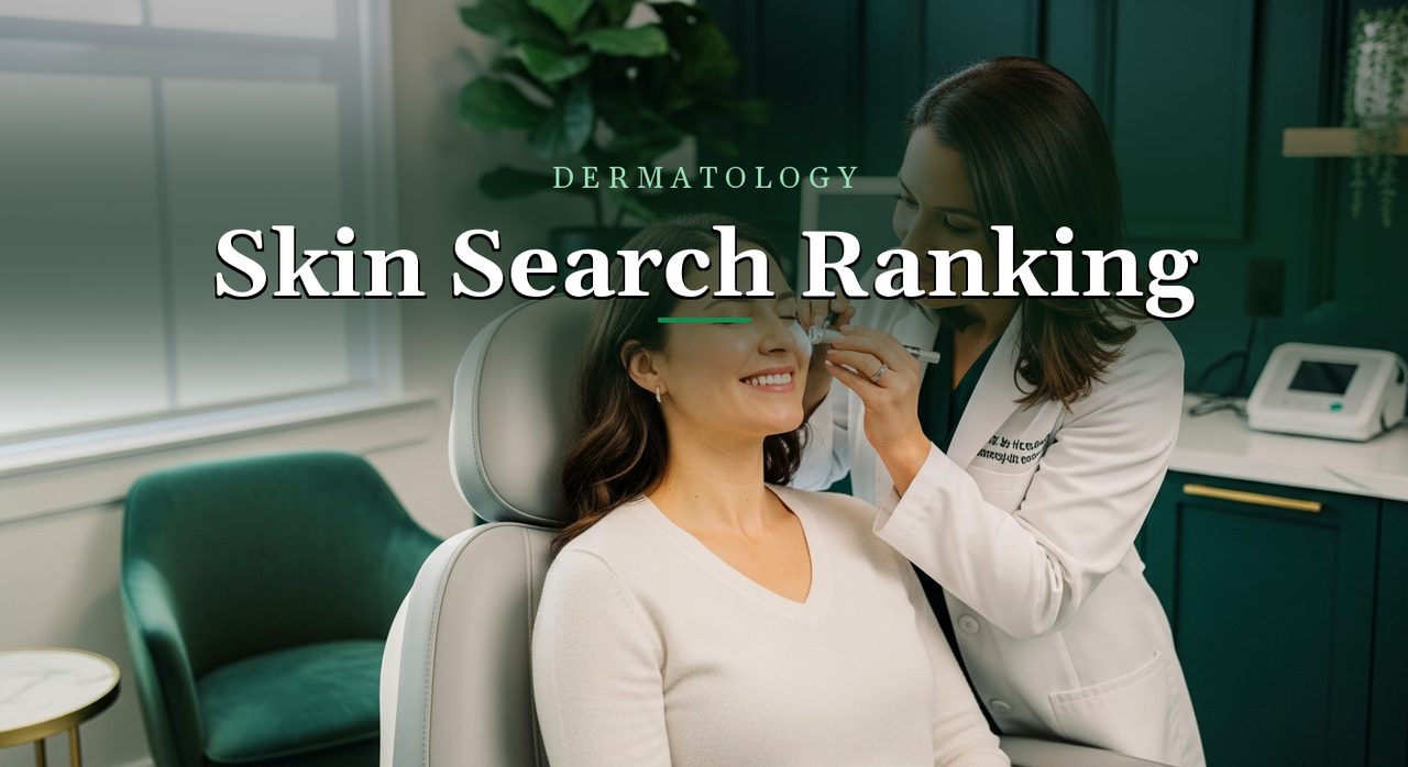 How dermatology clinics rank for skin searches