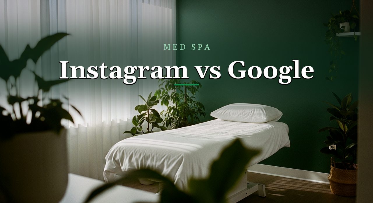 Instagram vs Google Ads for Med Spas