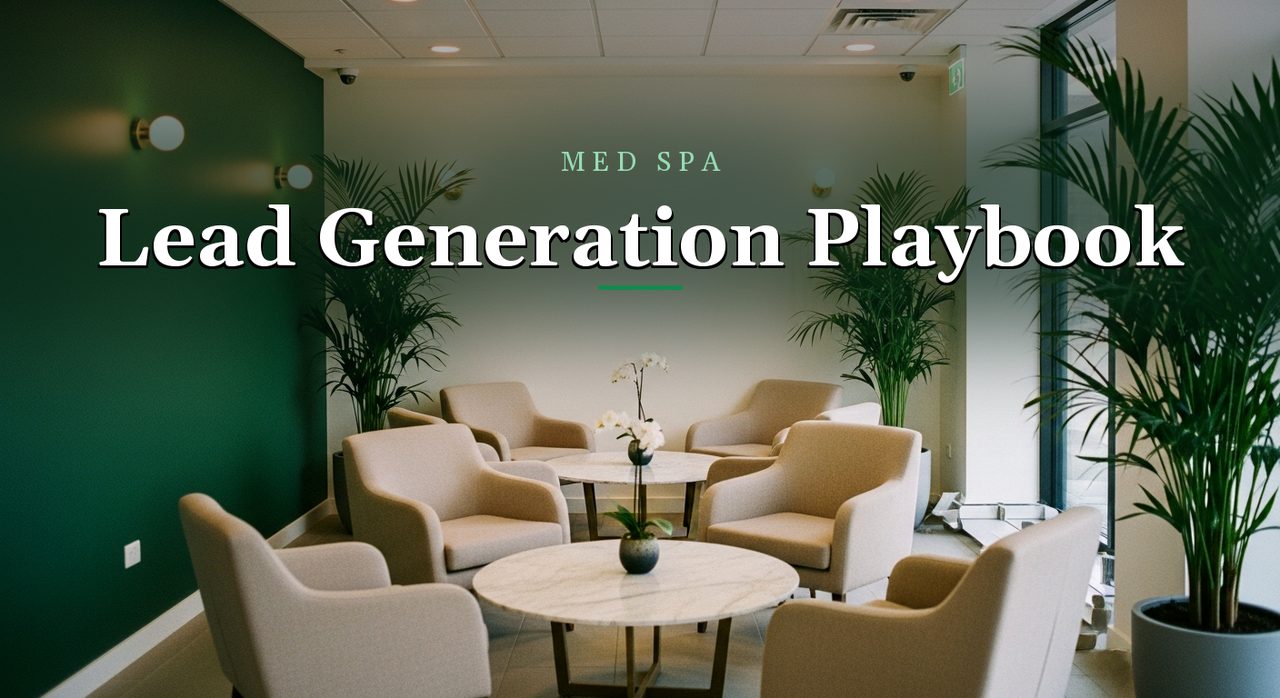 Med spa lead generation that books real visits